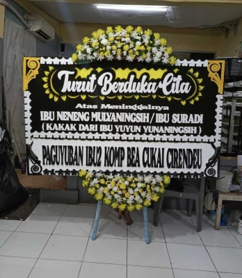 Papan Bunga di Kalibata City
