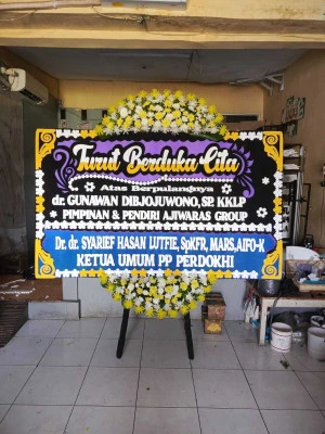 Papan Bunga di Kalibata City
